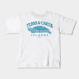 Turks & Caicos Islands Sea Turtle Kids T-Shirt